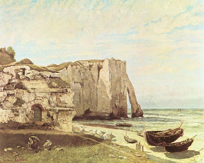 Gustave Courbet Die Kuste von Etretat